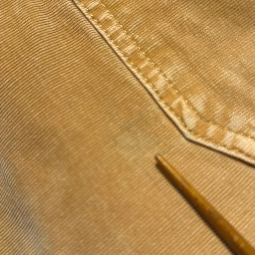 American Eagle Golden Tan Corduroy Patch Pocket Super Stretch Mini Skirt